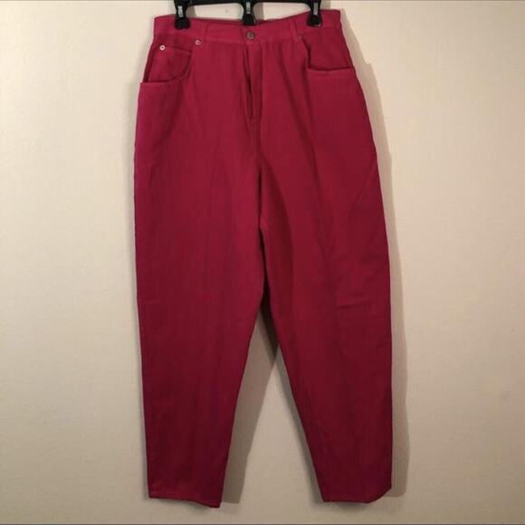 Vintage Justin Allen Islanders Pink Pants Size 15/16 100% Cotton Coastal Grandma - Picture 1 of 4